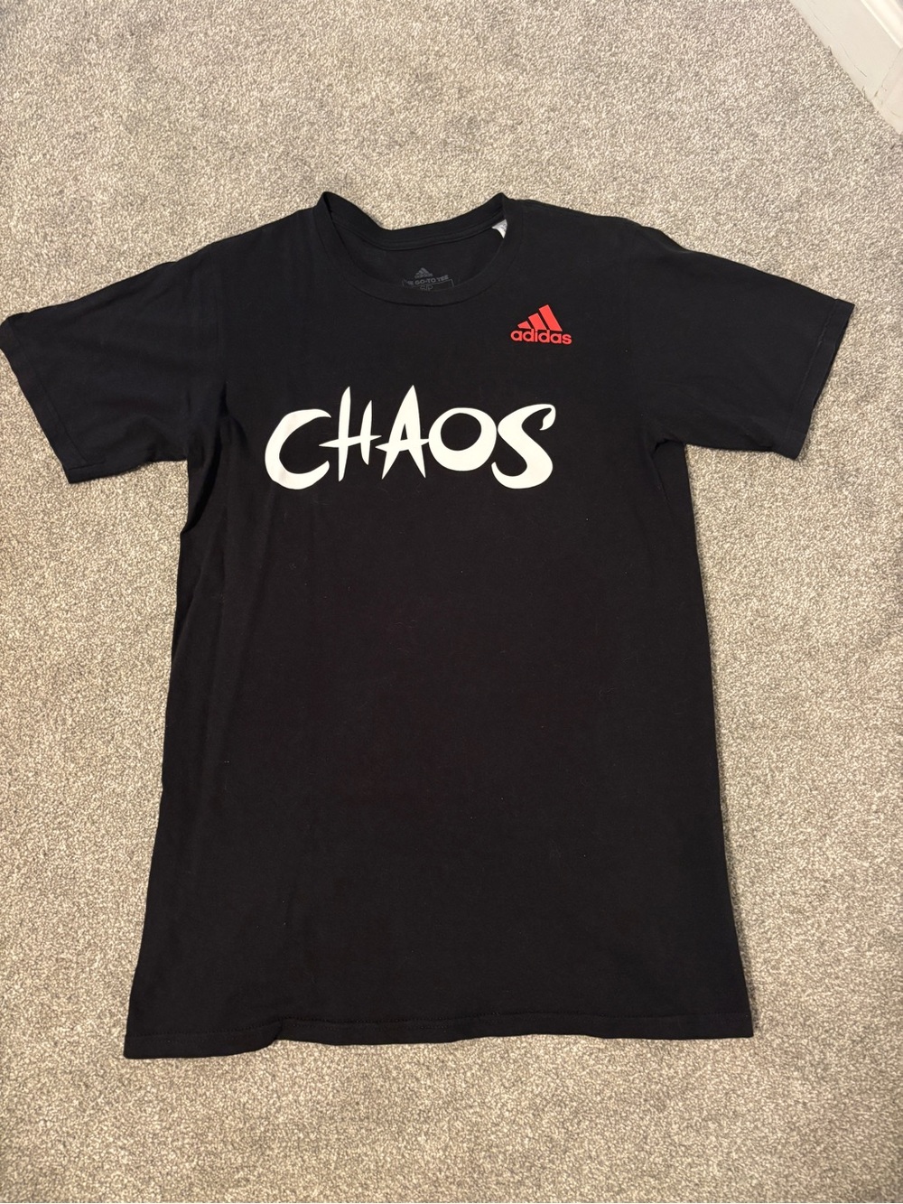 Adidas Men’s Black PLL Lacrosse CHAOS Graphic T-Shirt